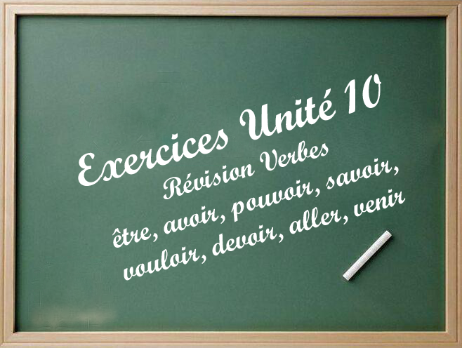 EXERCICE UNIT 10-1