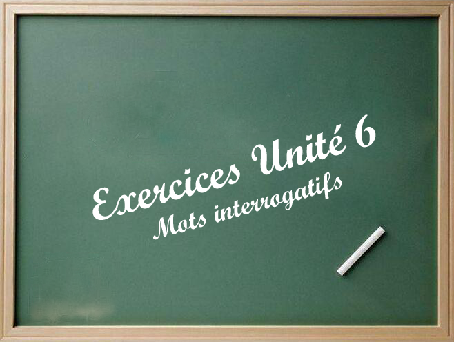 EXERCICE UNIT 6-1