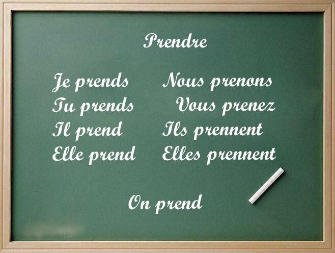 VERBE PRENDRE